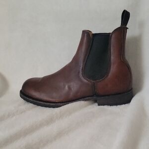 The Bowery Chelsea By Frye Boots Leather Slip On Size 10.5M  Distressed Men